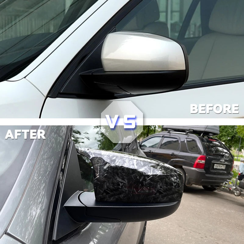 Mirror Cover Caps – BMW X5 E70 | X6 E71 2008–2013 | Carbon Look, Forged Carbon & Glossy Black