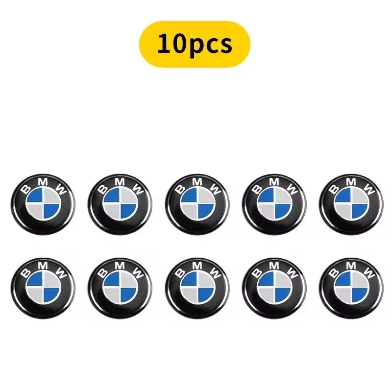 BMW Key Fob Emblem Sticker | 11mm & 14mm | M, Blue White, Kith & Anniversary | 2–20 Pack