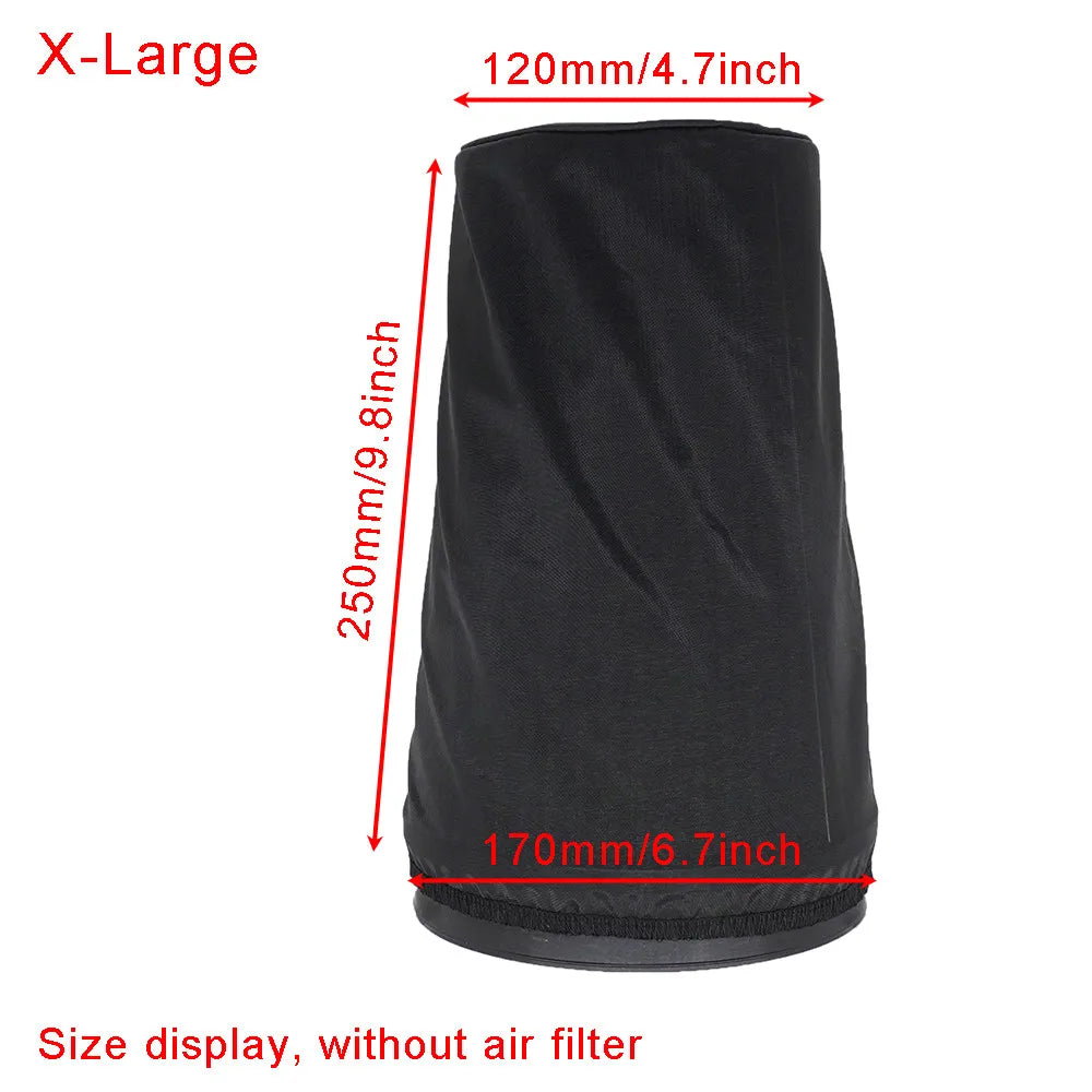 Universal Air Filter Cap Dustproof Waterproof Oilproof For High Flow Intake