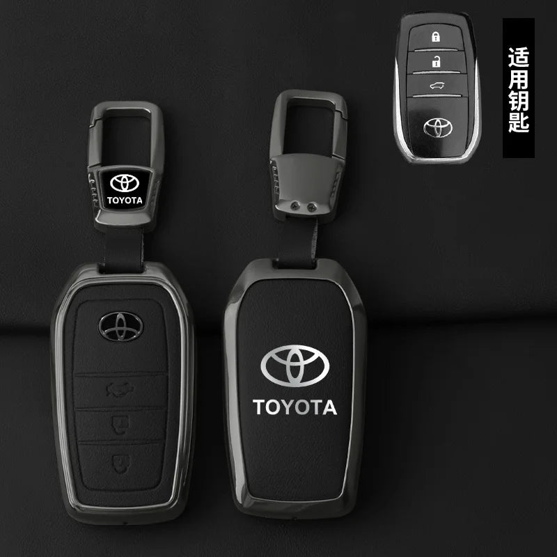 Toyota Zinc Alloy Leather Key For CHR Hilux Fortuner
