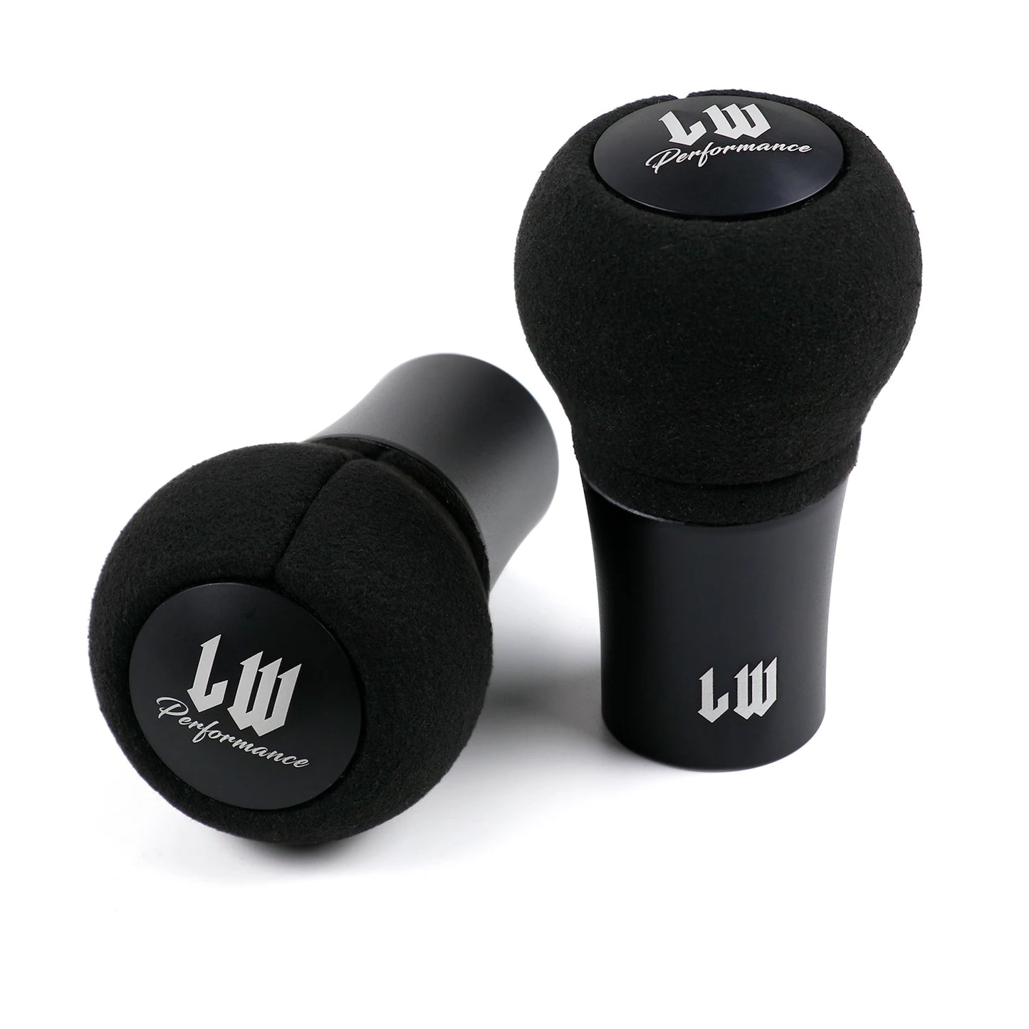 LW Black Edition Gear Shift Knob Suede Leather for Manual Transmission