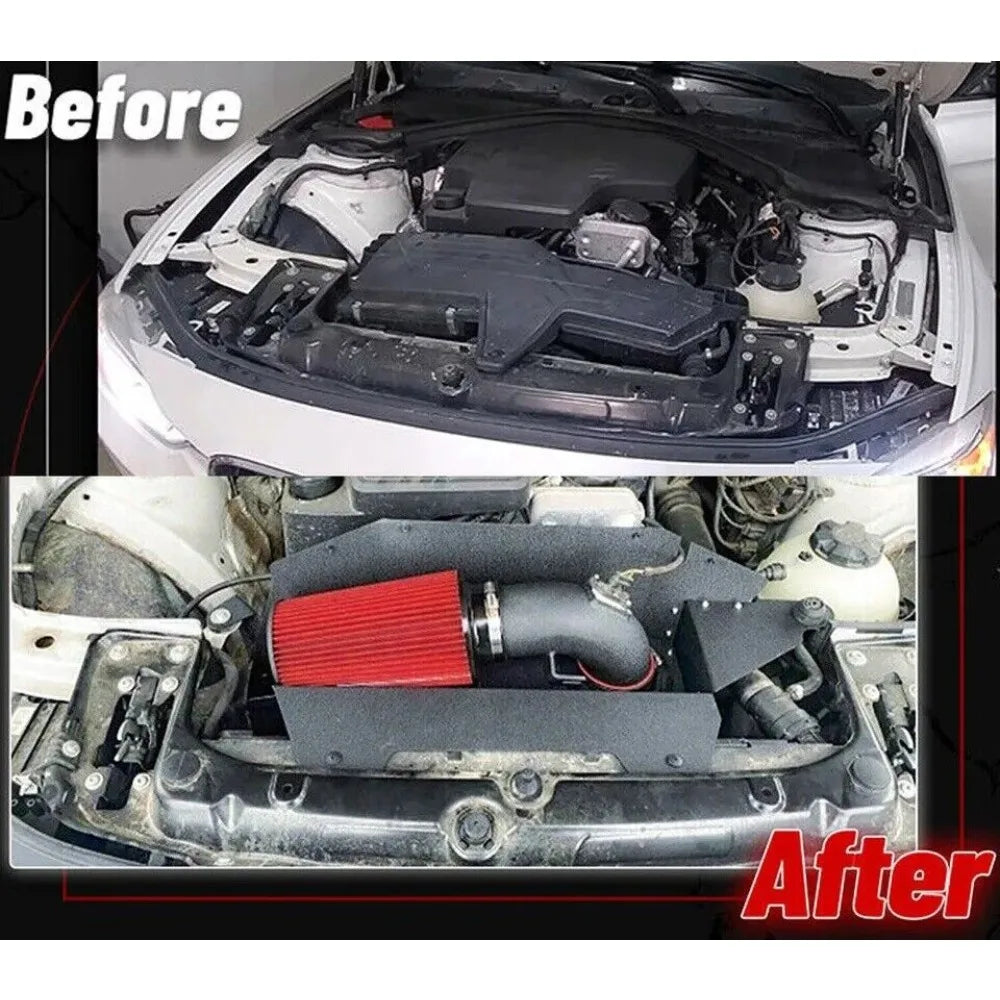 Cold Air Intake Kit with Filter & Heat Shield – BMW N20 N26 2.0T F22 F30 F32 2012–2016