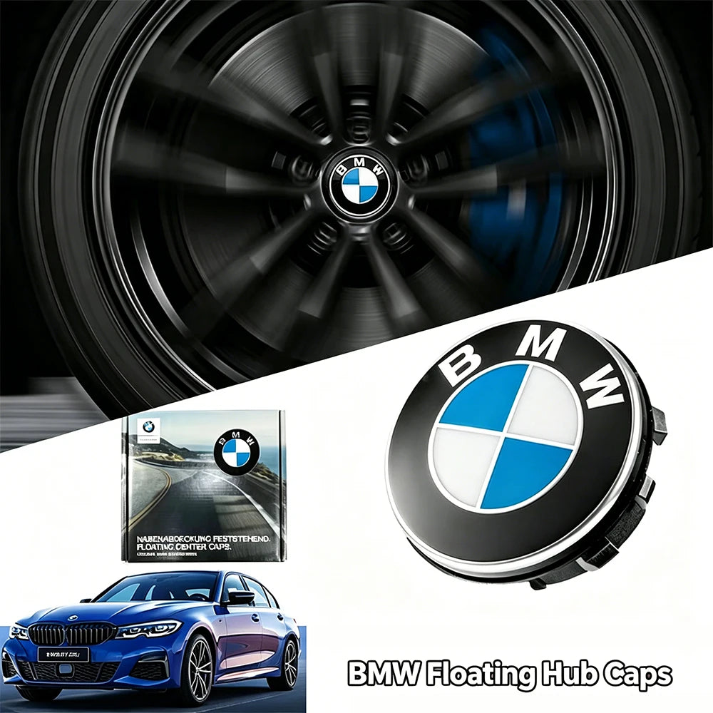 BMW Floating Wheel Centre Caps | 56mm & 68mm | 4-Piece Set | 8 Designs