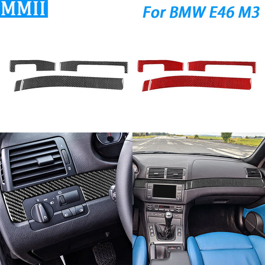 BMW Real Carbon Fiber Dashboard Trim Panel For E46 M3 1998-2006