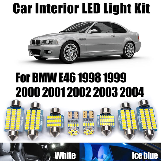 BMW E46 1998-2004 T10 LED Interior Light Kit – Canbus Error Free