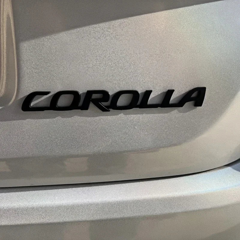 Toyota 3D Metal Emblem for Corolla Cross Rear Trunk