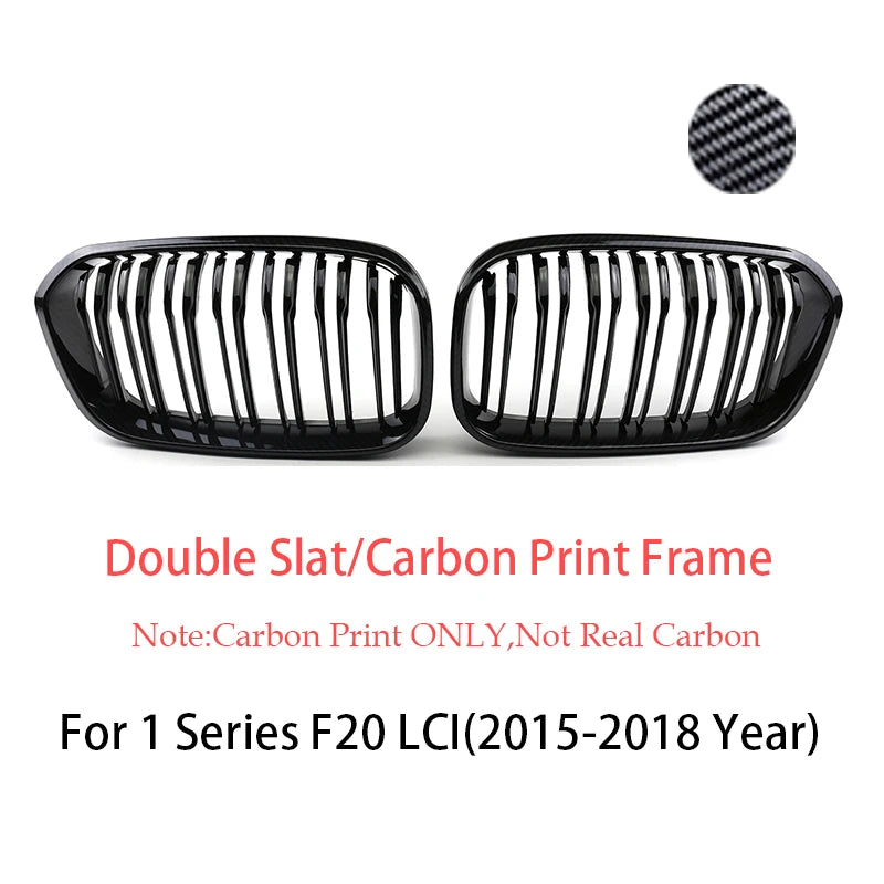 Front Bumper Radiator Mesh Grille – BMW 1 Series F20 F21 LCI Facelift 2015–2019 | Single & Dual Bar