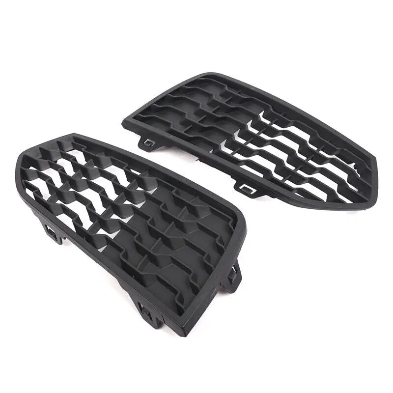 Honeycomb Front Fog Light Grille – BMW 2 Series F22 F23 2012–2019 | Matte Black | Left, Right or Pair