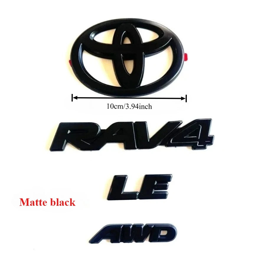Toyota RAV4 Emblem Overlay GA-K 2019-2024 XLE AWD Hybrid