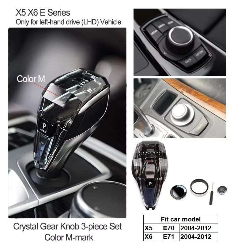 Luxury Crystal Gear Shift Knob – Premium Abs Construction
