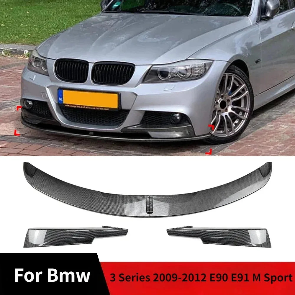 BMW Front Lip Splitter for E90 E91 LCI M Sport 2009-2012