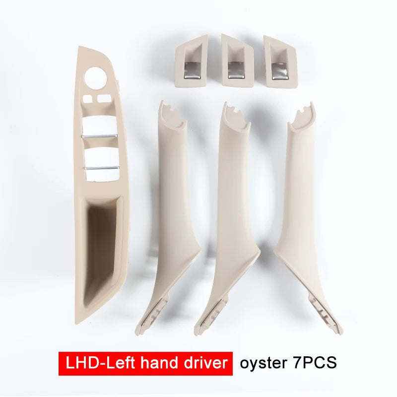 Inner Door Handle Panel Pull Trim Set – BMW 5 Series F10 F11 F18 2010–2017 | 7 Piece | LHD & RHD