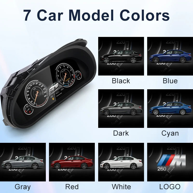 Digital LCD Instrument Cluster – BMW 3 Series M3 E46 | Standard & CarPlay