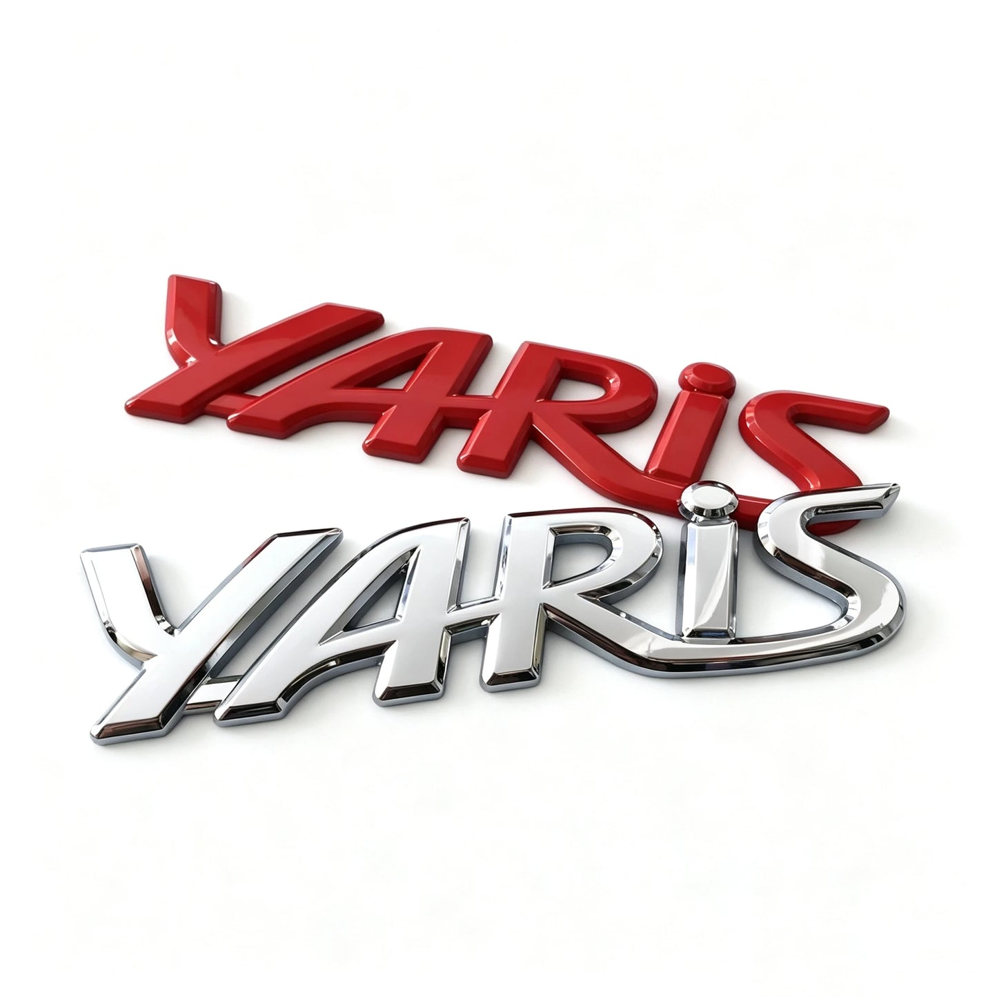Toyota 3D Metal Tailgate Emblem Badge for Yaris, Camry, Corolla, 4Runner, Auris