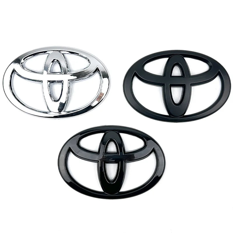 Toyota 3D Logo Front Grill Emblem For Corolla Camry RAV4 Hilux Yaris