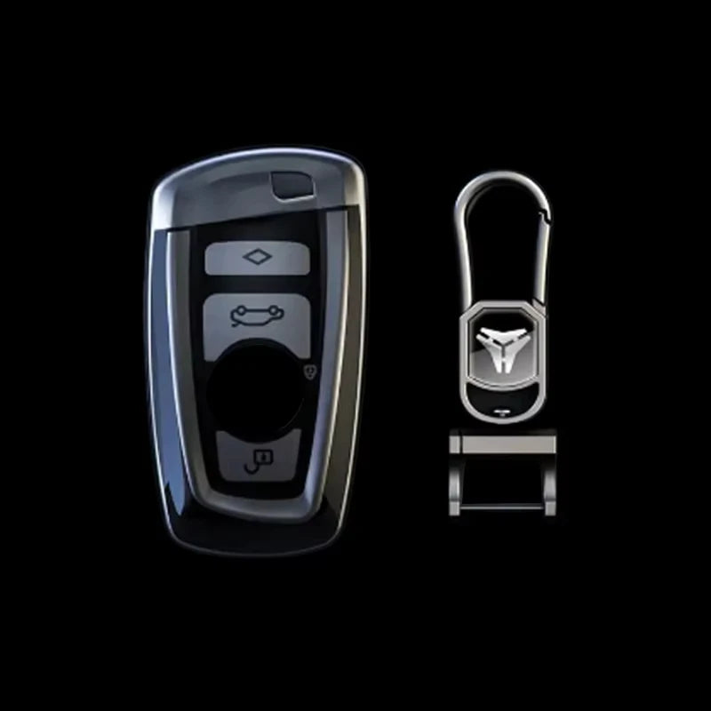 BMW F30 F10 Remote Key Case Cover – Flexible Titanium Grey Tpu