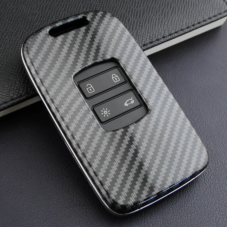 Renault Captur 5 Scenic Symbioz Key Fob Case – Carbon Fiber