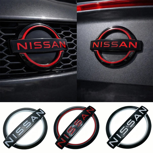 Nissan Front & Rear Logo Emblem Badge Sticker | Multiple Sizes & Colours