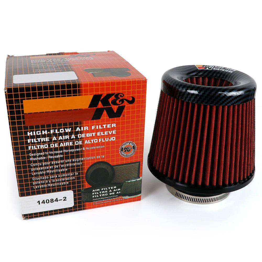 KN Style Air Filter 3 Inch 76mm Mushroom Head High Flow