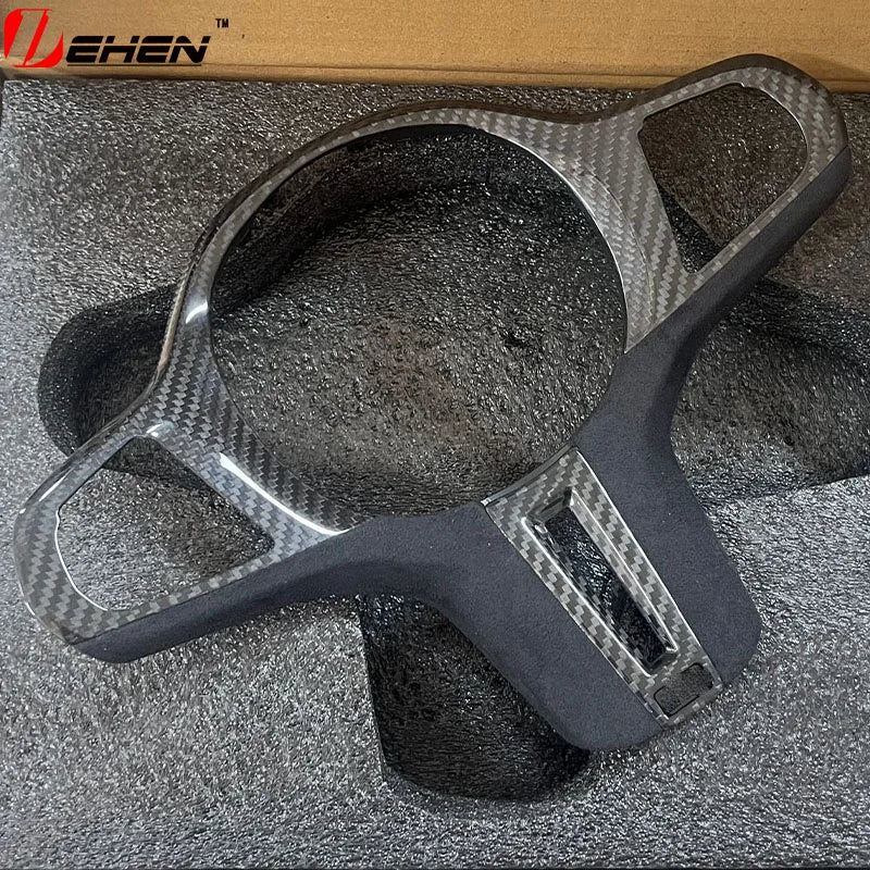 BMW G20 G30 G80 G82 Steering Wheel Trim - Carbon Fibre Finish