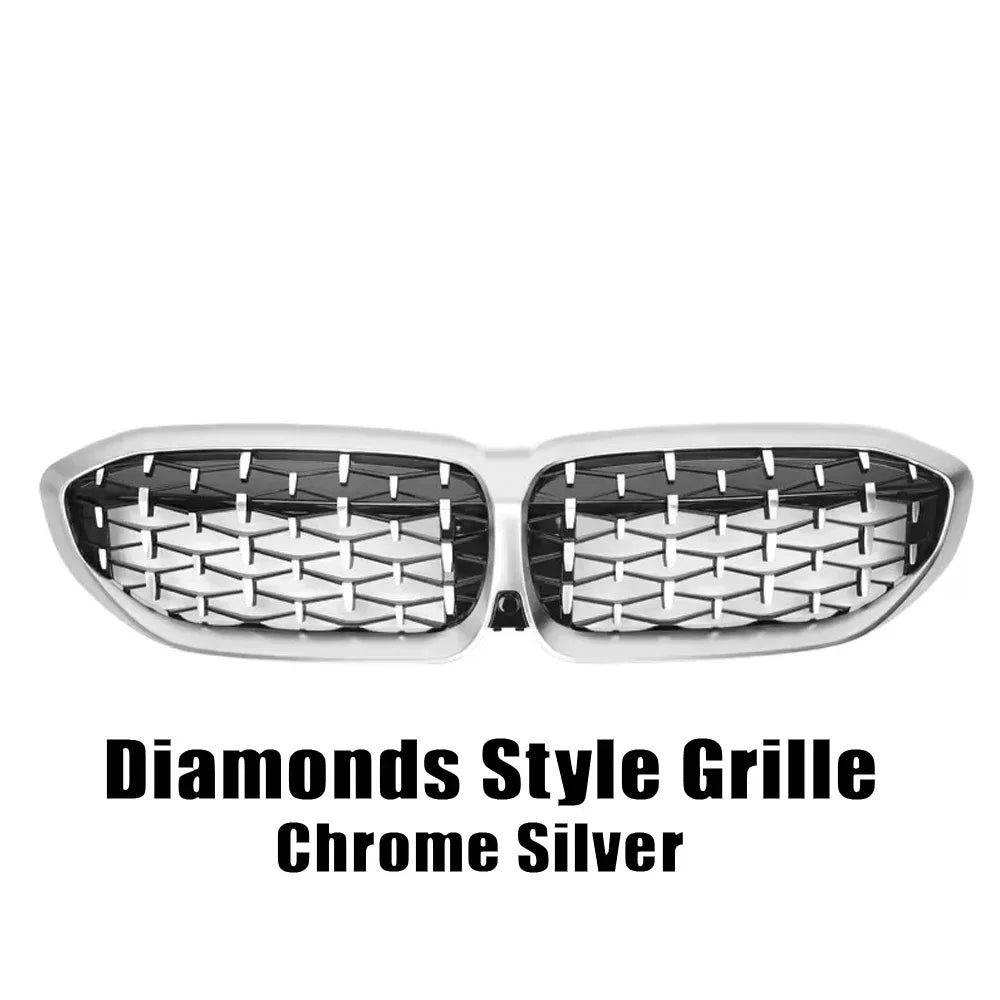 Diamond-Style Front Kidney Grille – BMW 3 Series G20 G21 2019–2023 | 9 Finishes | Single & Double Bar